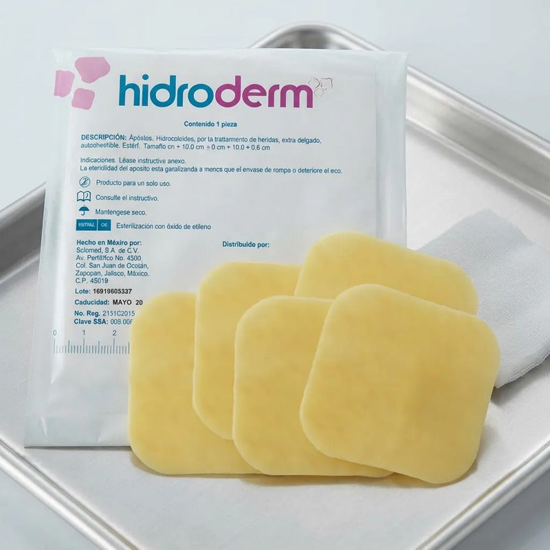 5 Pack De Apósito O Parche Hidrocoloide 15cm X 21 Cm Estéril Amarillo