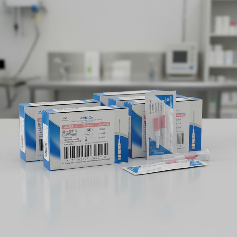 Catéter Intravenoso 20g/32mm Ambiderm 100pz
