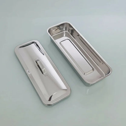 Caja P/esterilizar Instrumental Medico C/tapa20x7.5x4cm