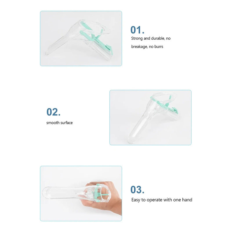 Espejo Vaginal Desechable C/ilumica Led Uso Medico Gine