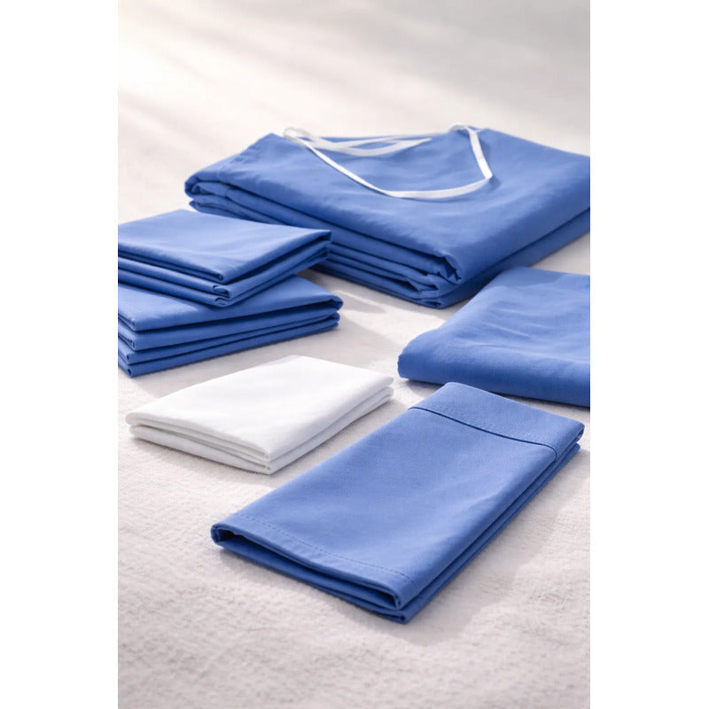 Bulto De Cirugia Paq/para Parto Basico Esteril Usoquirurgico Azul Unitalla