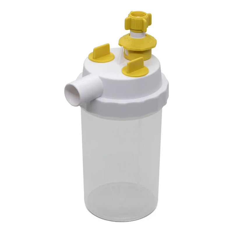 Vaso Humificador Nebulizador De Alto Flujo 500ml Blanco