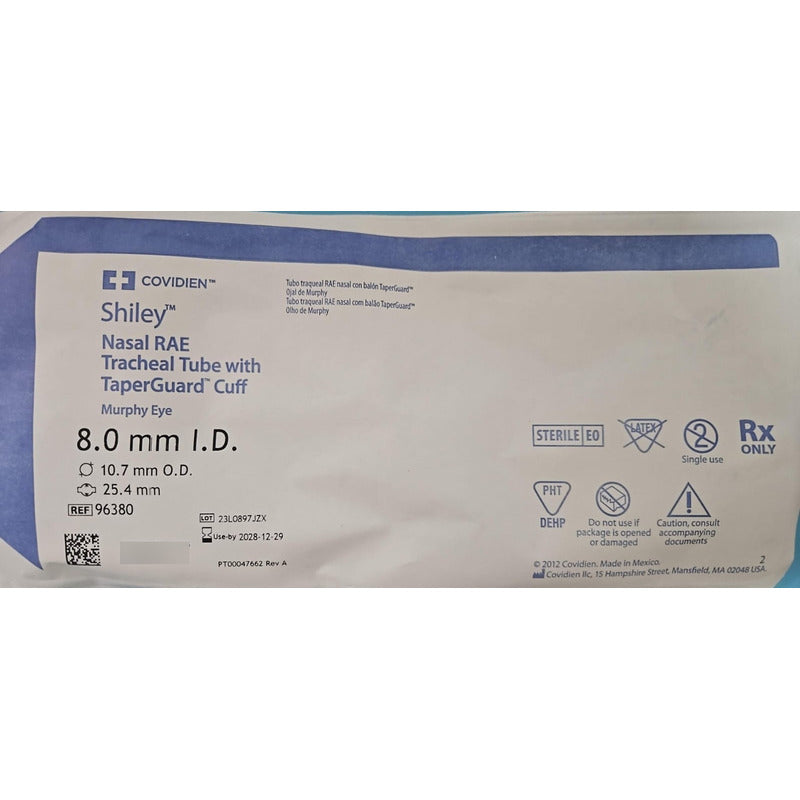 Tubo Endotraqueal Nasal Preformado Con Balón