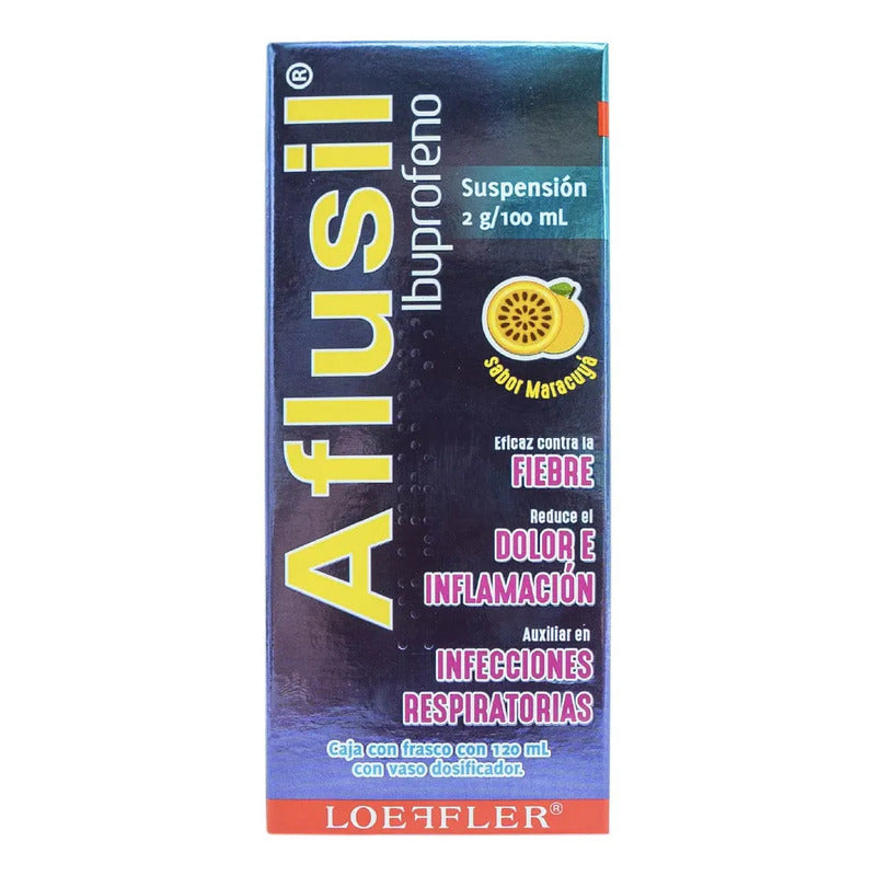 Aflusil Ibuprofeno Suspensión 2 G/100 Ml, 1 Frasco 120 Ml + Vaso Dosificador