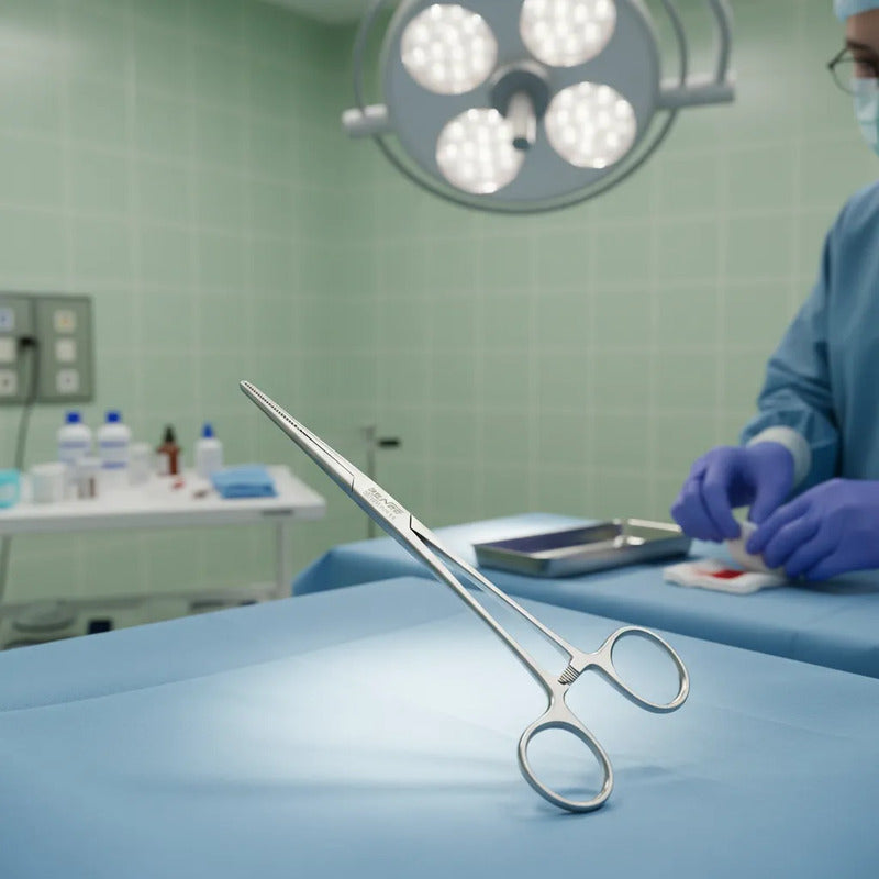 Pinza Rochester Recta 14 Cm Para Cirugia En General Recto