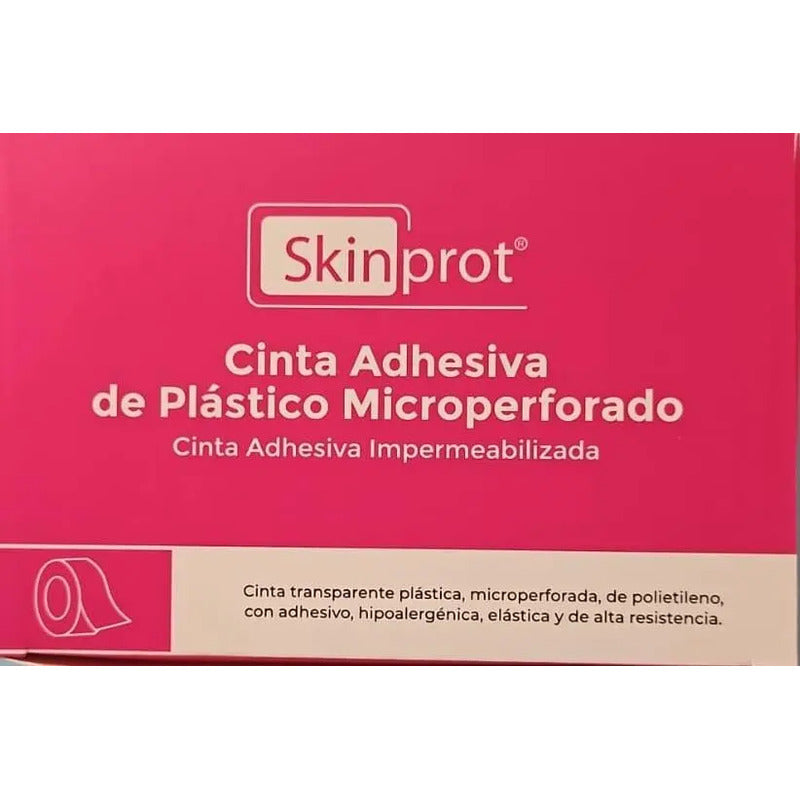 Cinta Tipo Transpore, Microperforado 5cm 2pulgada Caja C/6