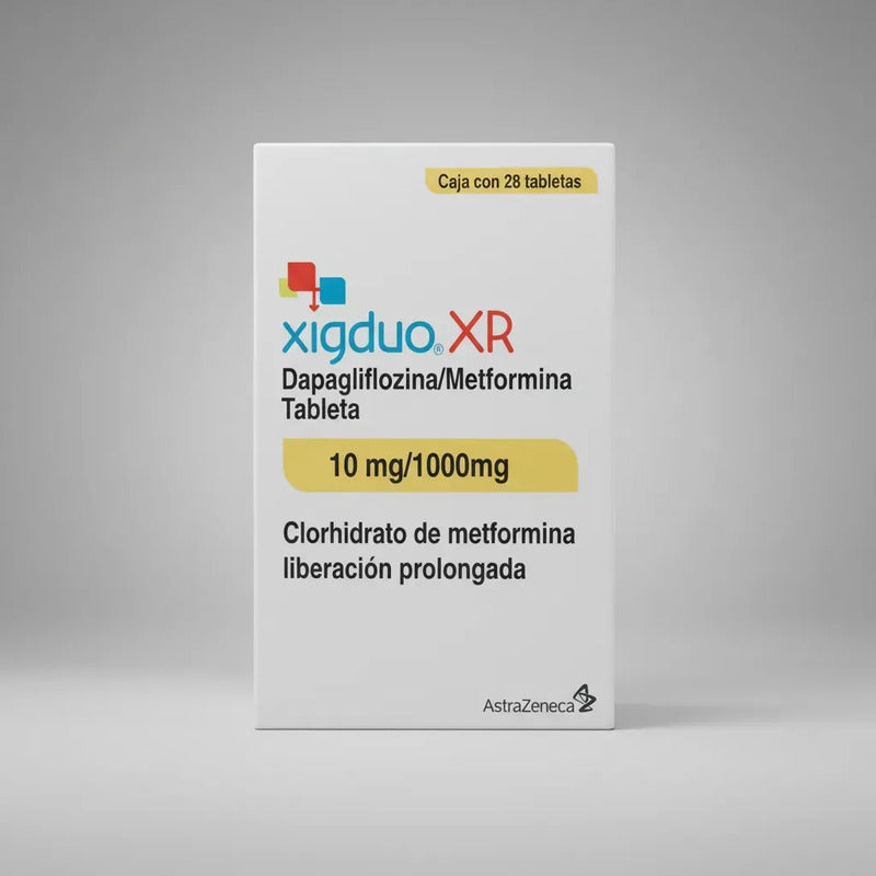 Xigduo Xr Tabletas 10 Mg/1000 Mg, 28 Tabletas