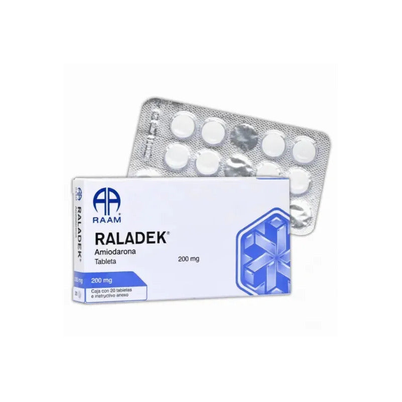 Raladek Amiodarona 200 Mg Caja Con 20 Tabletas Raam