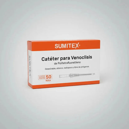 Cateter P/venoclisis Yelco22g C/50azul Politetrafluoretileno