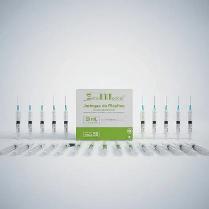 50 Jeringas Sensimedical 21g X 32mm 20ml Capacidad En Volume 20 Ml