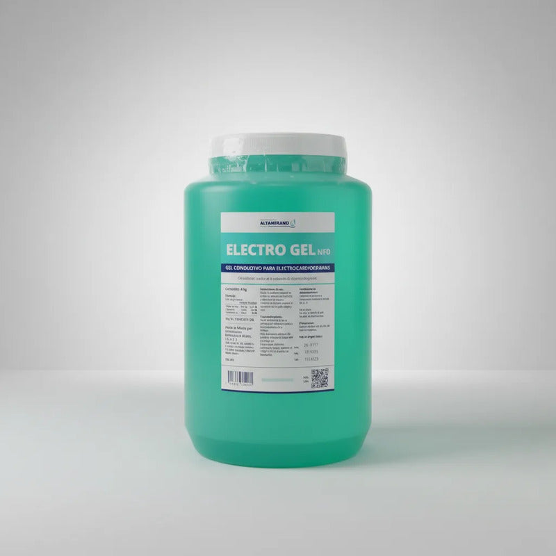 2 Gel Conductor Electrogel  Galón Verde Uso Clinico