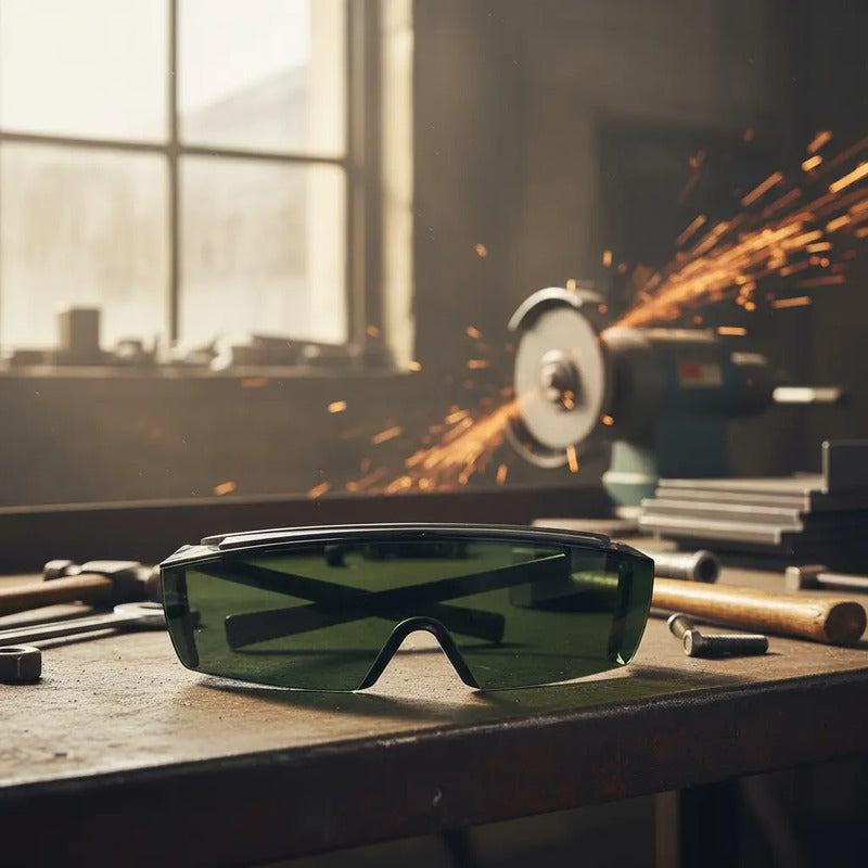 Lentes Para Laser De Diodo Azul 450 Nm (certificado) Verde Claro