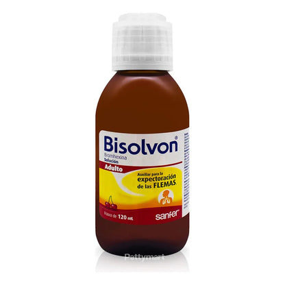 Frasco Solución Oral Para Adulto Cereza 120ml Bisolvon