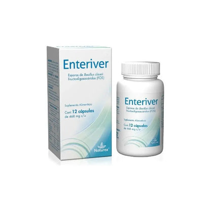 Enteriver C/12 Caps. 468mg Sabor Sin Sabor Sin Sabor