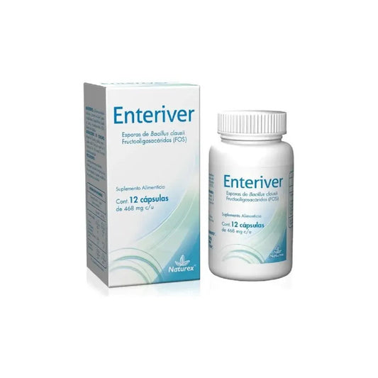 Enteriver C/12 Caps. 468mg Sabor Sin Sabor Sin Sabor