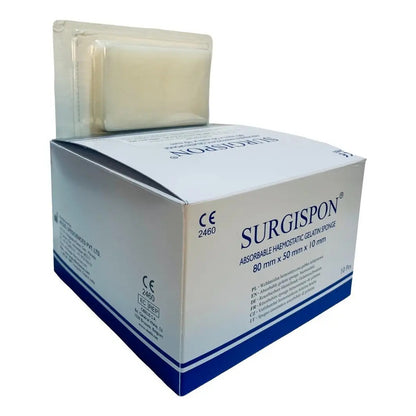 Esponja Hemostática Surgispon De Gelatina Absorbible C/10 Pz Surgispon-g