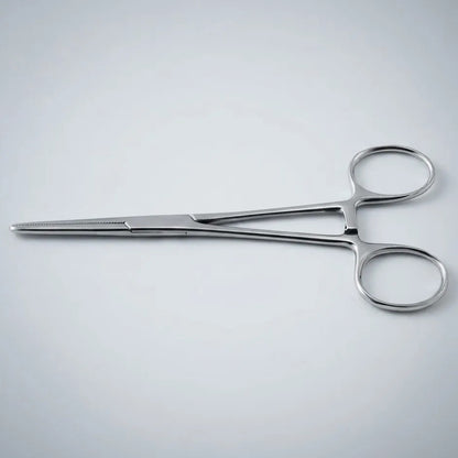 Pinza Crile Recta O Curva 14 Cm Premium Instrumental Médico Recto