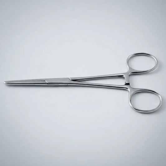 Pinza Crile Recta O Curva 14 Cm Premium Instrumental Médico Recto