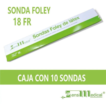 Sensi Medical Sonda Foley 2 Vial Latex Recto