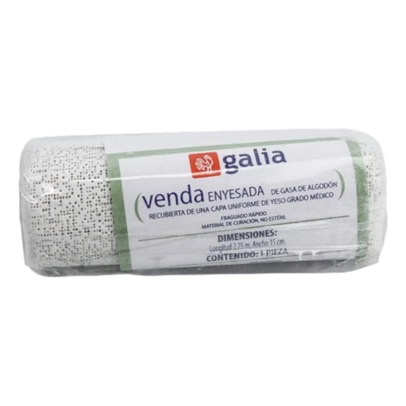 Venda De Yeso 15cmx2.75m Galia Color Blanco