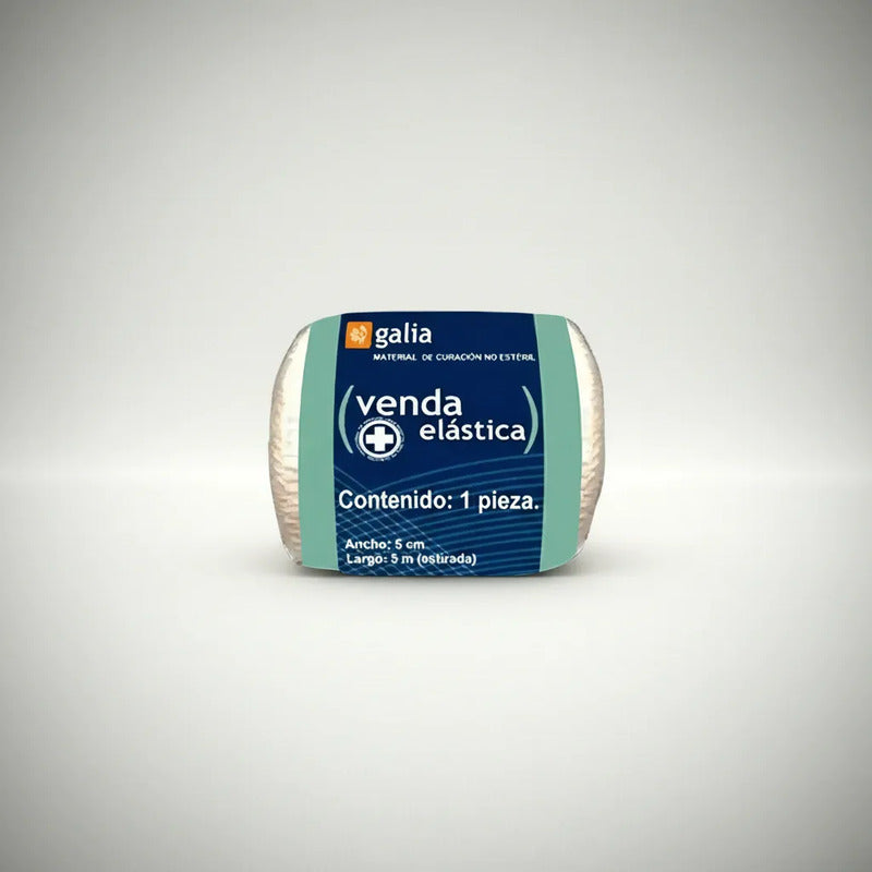 Venda Elástica Galia 5m Blanco Ajustable Hipoalergénica Depo Blanco