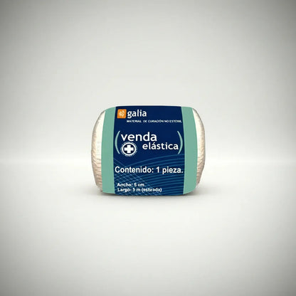 Venda Elástica Galia 5m Blanco Ajustable Hipoalergénica Depo Blanco