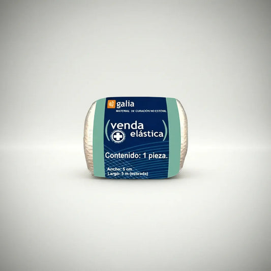 Venda Elástica Galia 5m Blanco Ajustable Hipoalergénica Depo Blanco