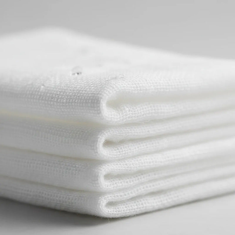 10 Bolsas C/10 Piezas De Gasa Para Asepsia Estéril 10x10cm Blanco