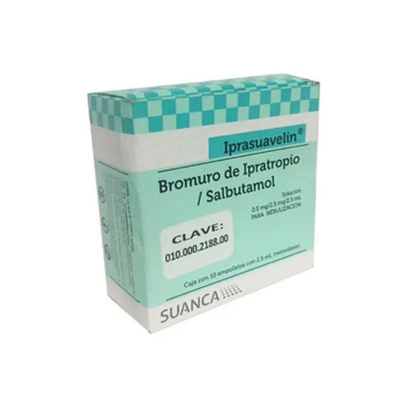 Iprasuavelin Solución, 10 Ampolletas 2,5 Ml
