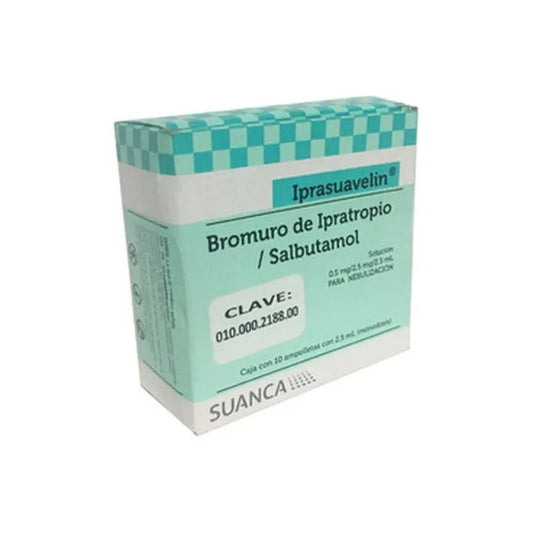 Iprasuavelin Solución, 10 Ampolletas 2,5 Ml