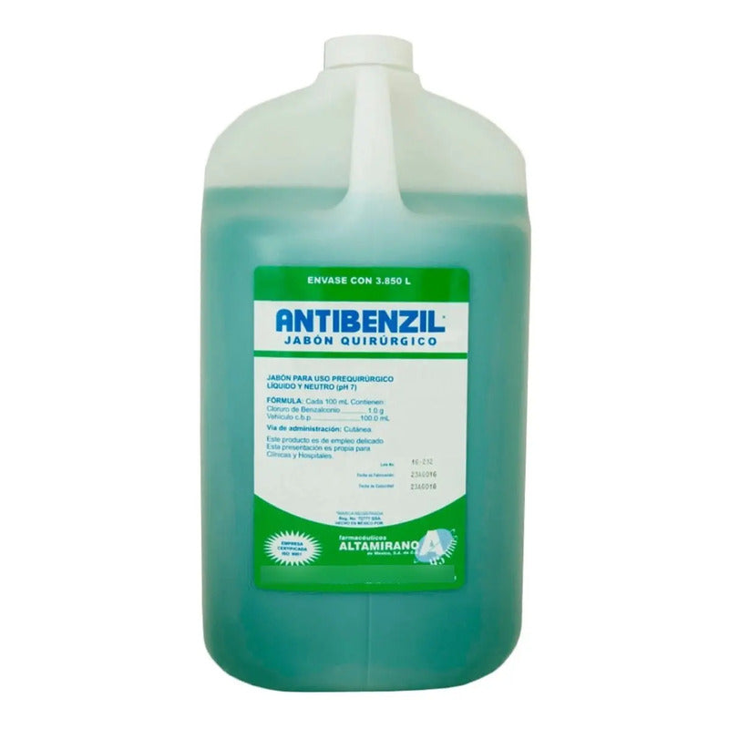 Jabón Quirurgico Antibenzil 3.850 Litros Desinfectante
