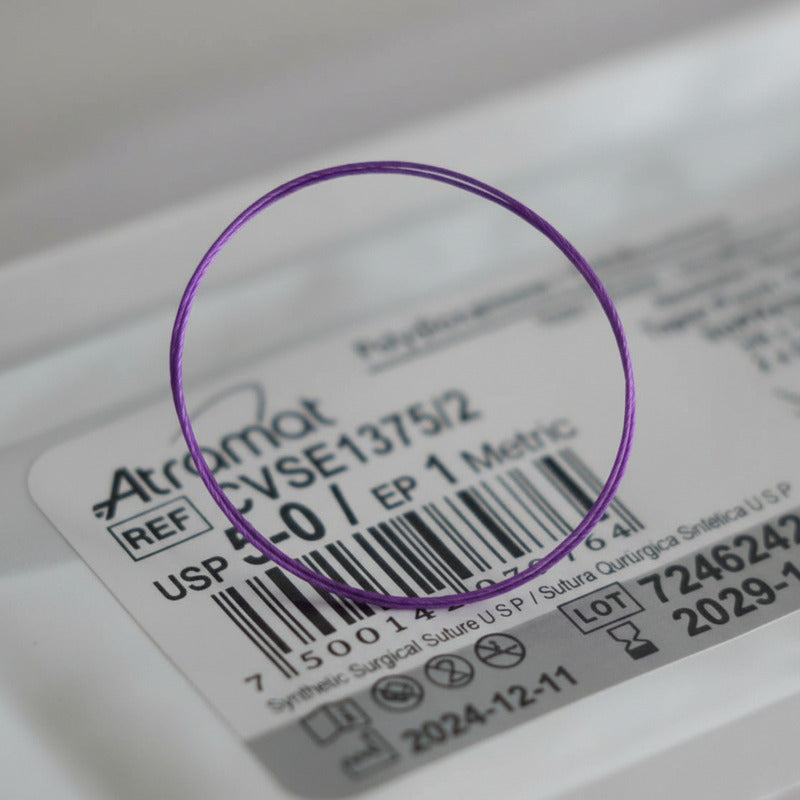 Sutura Pdx Polidioxanona Pds Atramat Ref Cvse1375/2 Gris Oscuro