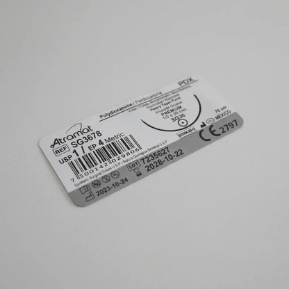 Atramat 1 Sutura Pdx Polidioxanona Pds 1 Redonda 36mm Gris