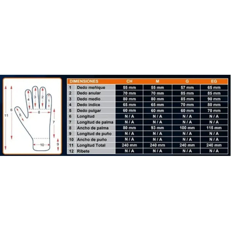 Guantes De Látex Estériles Ambiderm, Talla Grande  100 Unidades Natural G