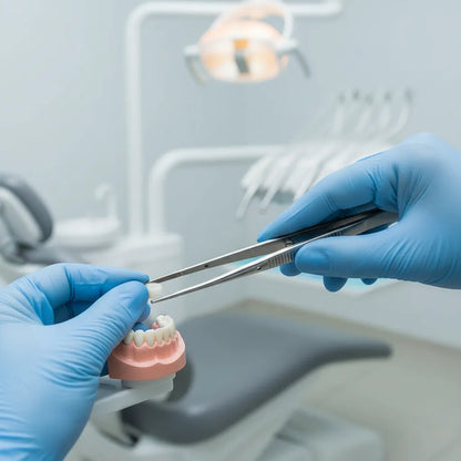Pinzas De Disección Con Dientes Semken 13cm Para Cirugia