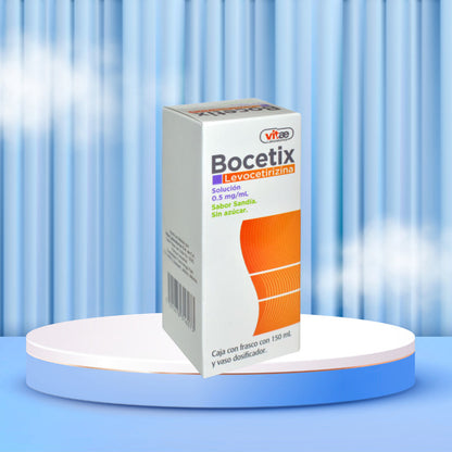 Bocetix Levocetirizina Solución 0.5 Mg/ Ml Sabor Sandía Frasco Con 150 Ml