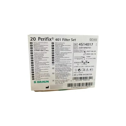 Set Para Anestesia Epidural Perifix 401 (1 Pieza)
