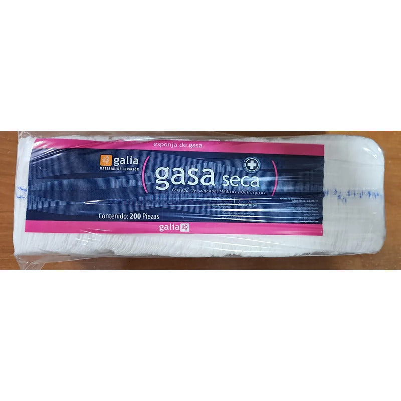Gasa 10x10 Cm. Rx Con Trama No Estéril Para Cirugia Blanco