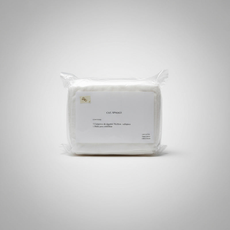 Compresa Quirúrgica Para Vientre Esteril 70x45cm C/5 Pz