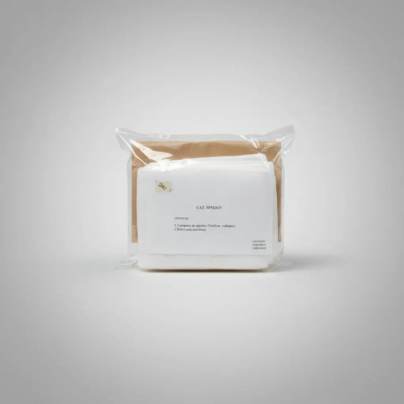 Compresa Quirúrgica Para Vientre Esteril 70x45cm C/5 Pz