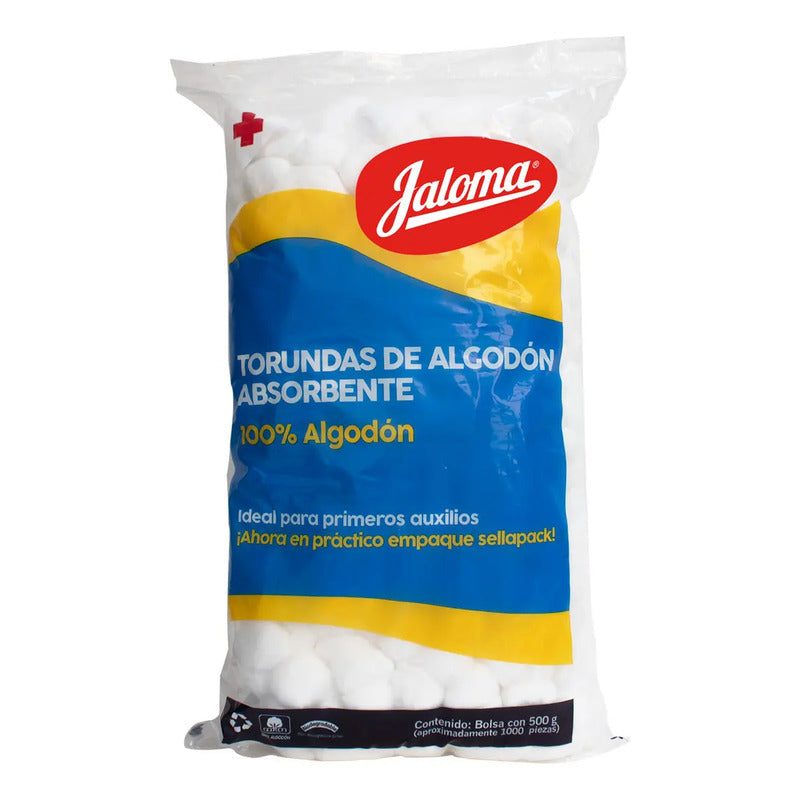 Torundas De Algodón Absorbente 500 Gr 1000 Pzs