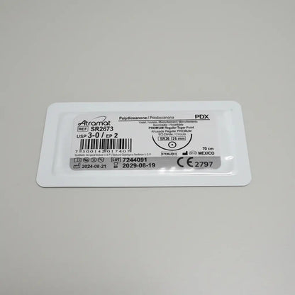 Sutura Pdx 3-0 Redondo 26mm Polidioxanona Pds Atramat Sr2673 Gris