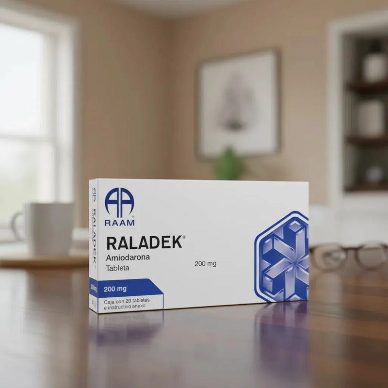 Raladek Amiodarona 200 Mg Caja Con 20 Tabletas Raam