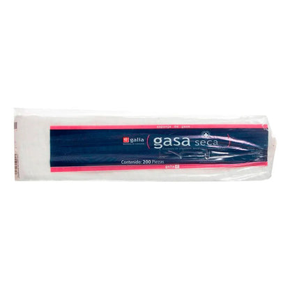 Gasa No Estéril Galia 10x10cm 12 Capas Tipo Vii Paquete 200u Blanco