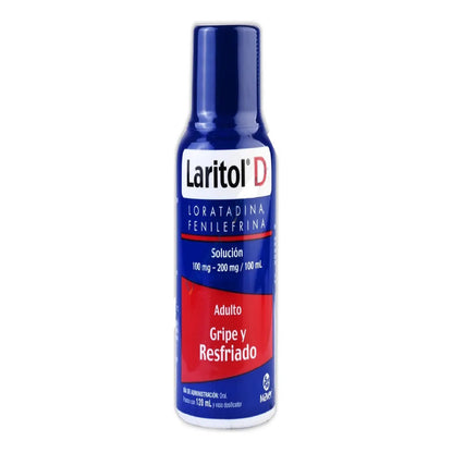 Laritol D Jarabe Adulto 120 Ml Loratadina Fenilefrina