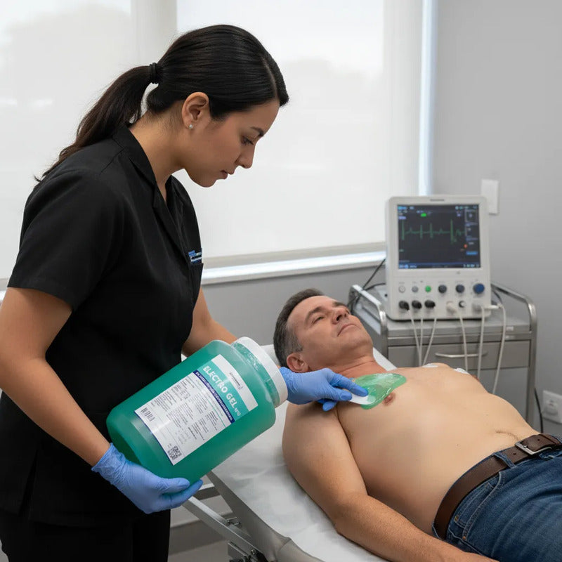 2 Gel Conductor Electrogel  Galón Verde Uso Clinico