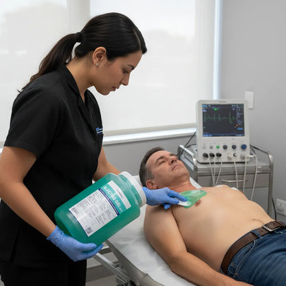 2 Gel Conductor Electrogel  Galón Verde Uso Clinico