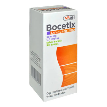 Bocetix Levocetirizina Solución 0.5 Mg/ Ml Sabor Sandía Frasco Con 150 Ml