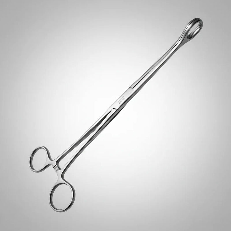 Pinza Forester Anillos 24 Cm Recta Para Cirugia General Recto