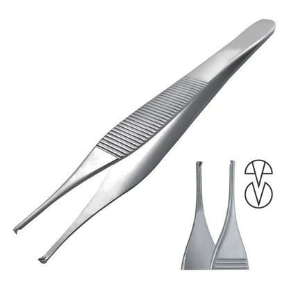 Pinza Adson Brown Con Dientes De Acero Inoxidable